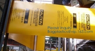 Het Asbestvuilniszak van de gevaarlijk Afval verwijdert de Gele Plastic Zak, groot grootte dikker LDPE asbest zakken, de bedelaars van het asbesthuisvuil