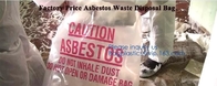 Het Asbestvuilniszak van de gevaarlijk Afval verwijdert de Gele Plastic Zak, groot grootte dikker LDPE asbest zakken, de bedelaars van het asbesthuisvuil