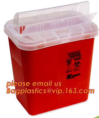 Plastic Beschikbare Medische Sharps-Containers, de veiligheidsdoos van Kenia voor naald/medische afval scherpe container, Medisch Plastiek