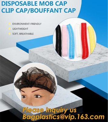 Beschikbare MON GLB, KLEM GLB, BOUFFANT GLB, medische beschikbare chirurgische hoofdkappen, niet-geweven menigte GLB, haar netto VERPLEEGSTER GLB, MED
