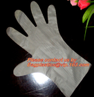 De poly In reliëf gemaakte Handschoenen, Premie gieten Polyethyleen (CPE), Prep Handschoen van het Poeder de Vrije, Middelgrote, Duidelijke Voedsel, Veiligheidsbescherming