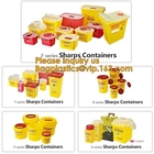 Doet de verwijderings scherpe container voor opslag en medisch afval, Goedkope Beschikbare Plastic Medische Scherpe Veilige Container 1L weg