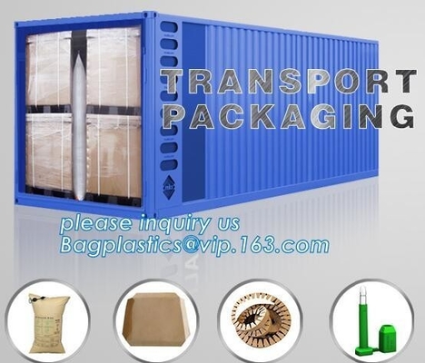 het stuwmateriaalzak van het containerhoofdkussen 150*50, de Klep van het Stuwmateriaalluchtkussen voor Containerhoofdkussen, het stuwmateriaalzakken van het luchthoofdkussen, bagplastics