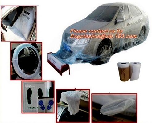 De opnieuw te gebruiken Plastic Dekking van Autoseat/de Folie Beschikbaar Tapijt van de Stuurwieldekking