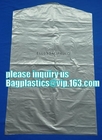 De plastic fabrikanten beste prijs naar maat gemaakte drawstring plastic zakken van de chemisch reinigenwasserij voor bagease van kledingstukbagplastics
