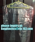 De plastic fabrikanten beste prijs naar maat gemaakte drawstring plastic zakken van de chemisch reinigenwasserij voor bagease van kledingstukbagplastics
