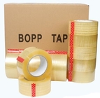 De band van de de versterkings bopp verpakking van douanelogo printed maakte in China, Crystal Clear Box Sealing Bopp-Band voor Di van de Kartonband