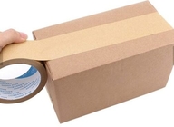 Het zware Etiket van het Verpakkingsplakband/Gegomde Band Kraftpapier met Met een laag bedekt PE