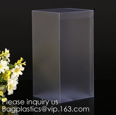 Doos van de doospvc van de vensterdoos drukte de verpakkende voor gift verpakkingsalternatieven voor acryldoos duidelijke doos pvc-doos Duidelijk venster