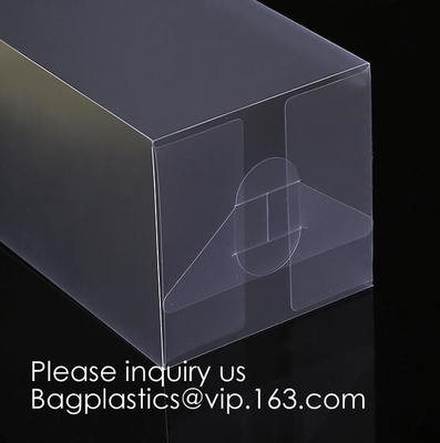Doos van de doospvc van de vensterdoos drukte de verpakkende voor gift verpakkingsalternatieven voor acryldoos duidelijke doos pvc-doos Duidelijk venster
