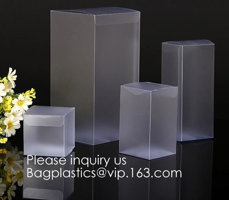 pvc-doos van doos de Duidelijke pvc met folie het stempelen Alternatieven voor acryl van de doos Duidelijke pvc van doospvc de doos &amp; de compensatiedruk Alternati