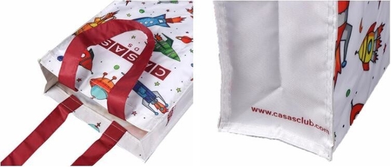 12oz van de katoenen druk de Koreaanse katoenen zak canvastotalisator, Goedkoop Aangepast Embleemtotalisator het winkelen zak van de Katoenen bageasepak canvaszak