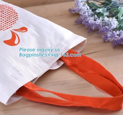 Logo Printed Eco-Friendly Cotton Canvas-Zak, Mooie Gedrukte Canvaszak, OEM Productiecanvas Tote Bag Pack, Pac, Pak