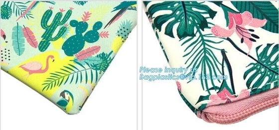 het canvas katoenen van het douaneembleem 12oz kosmetische zak, van de de Fabrieks de In het groot Manier van China Zak van de het Canvasritssluiting voor Schoonheidsmiddelen sacket