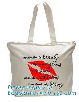 De standaardgroottedouane drukte canvas Tote Hand Shopping Cotton Bag, Aangepaste Manierschool Tote Shopping Bag, Canvasbedelaars