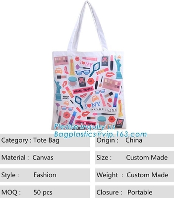 Het jumbocanvas Tote Bag die, het katoen van Logo Printed Organic Calico Cotton van de Grootte Promotiedouane van de Bevorderingsgift Backpa drawstring