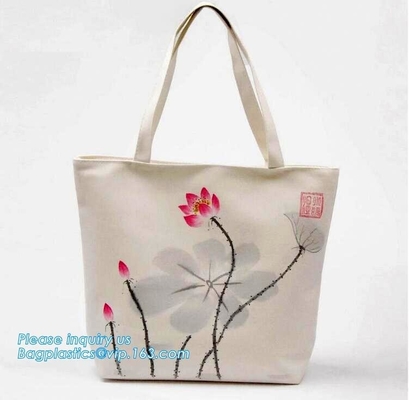 Katoenen van de fabrieksprijs In het groot Douane Gedrukt 12OZ Canvas Tote Bag, Natuurlijk van de Grootteeco van de Kleurennorm het Strand Katoenen Canvas B