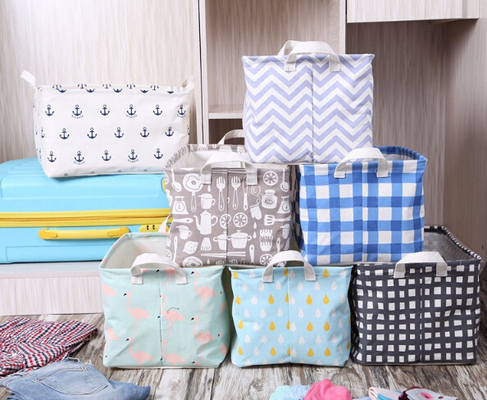 De Wasmand van douanemini folding collapsible storage canvas, Babystuk speelgoed opslagcanvas die opslagmand, bagease vouwen