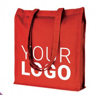 Promotie Standaard Katoenen van Groottelogo printed custom organic calico Canvas Tote Bag, Tote Shopping Bag, Canvaszak, Katoen