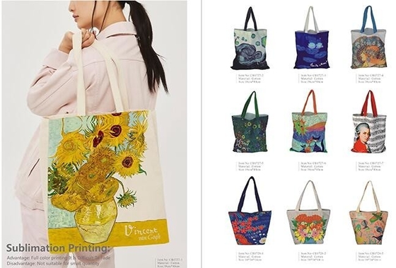 Aangepaste Gehaakte Niet gebleekte Geweven van Katoenen van het het handvatkoord Stermesh net hand bag leather bagease van Mesh Bag Manufacturer