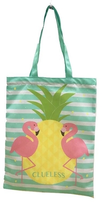 De Druk Katoenen van de handvatstijl de Duidelijke zak van Tote Bag School Canvas, het natuurlijke gymnastiek van de katoenen handvat van het het stofkledingstuk canvastotalisator handmad