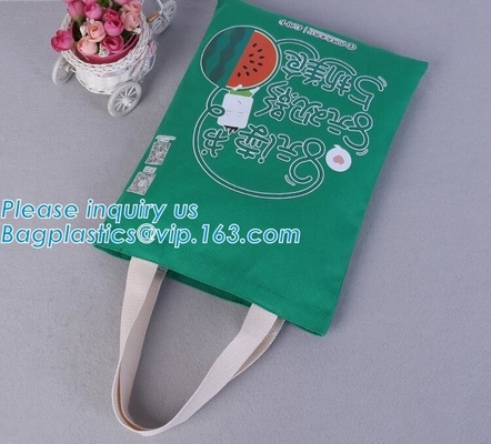 duurzame het handvat katoenen van de waskabel totalisatorzak, Goedkope In het groot Handvat het Winkelen Katoenen van het Zak Kleurrijke Canvas bagease van Tote Bag pac