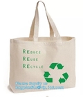 Logo Reusable Shopping Bags Rough-Katoenen van het Kabelhandvat Canvastotalisator
