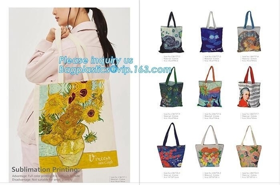 Het natuurlijke Behandelde Mousselinekatoen Tote Bag For Packaging, behandelde stijl het winkelen katoenen zak, katoenen van douaneeco zakbagease