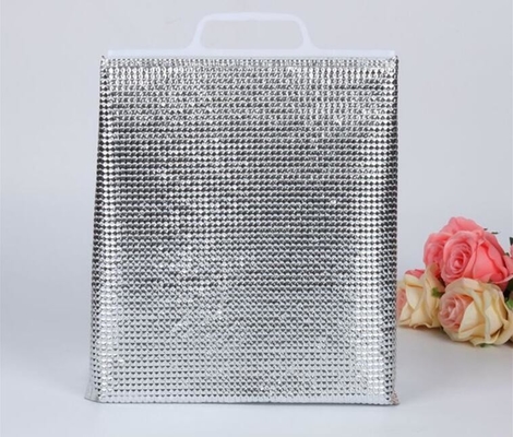 handvatdrager, de zak van de de aluminiumfolielunch van het Thermische Isolatievoedsel voor Japanse markt, zak F van de lunch de thermische koelere isolatie
