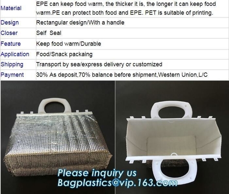 de meeneem van het het ijspak van de doekisolatie van de de lunchzak van de de lunchdoos van de de zak grote capaciteit van het het ijspak Koelere Zakken, promotie hoge producten
