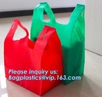 Zak van het Kledingstuk Goedkope Tote Fabric Recyclable Non Woven van de douane de Promotiegift Vouwbare Gedrukte, bagplastics, bagease, pakket,