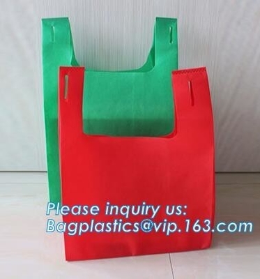 Promotiedouane Logo Printed Non Woven Bag, Goedkope duidelijke promotietotalisator niet geweven zak met embleemdruk, bagease,