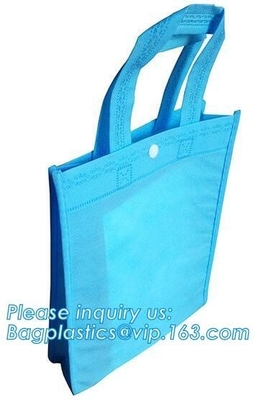 Punten van douane de niet Geweven Zak Gedrukte Logo Handle Bags For Advertizing, aangepaste promotie gelamineerde gift het winkelen totalisator
