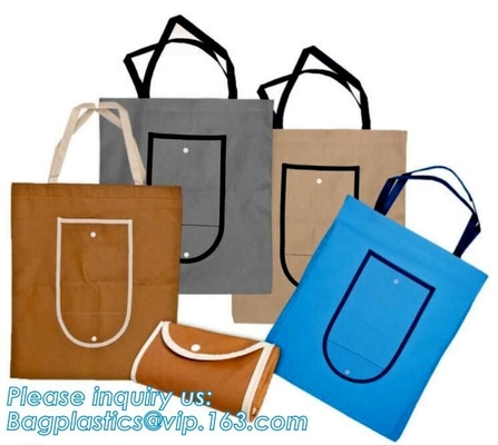 Niet Geweven de Douane van Wholesale Promotional Cheap van de Zakkenfabrikant Vouwbare het Winkelen Kringlooppp niet Geweven Zak, bagplastics,
