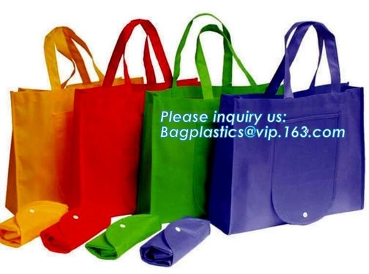Niet Geweven de Douane van Wholesale Promotional Cheap van de Zakkenfabrikant Vouwbare het Winkelen Kringlooppp niet Geweven Zak, bagplastics,