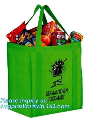 Niet Geweven de Douane van Wholesale Promotional Cheap van de Zakkenfabrikant Vouwbare het Winkelen Kringlooppp niet Geweven Zak, bagplastics,
