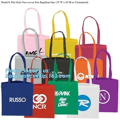 De vrije Steekproef 100% biologisch afbreekbare D sneed niet geweven zakken, Promotie Nieuwe Manier Tote Non Woven Bag, Canvas Katoenen Zakken, dra