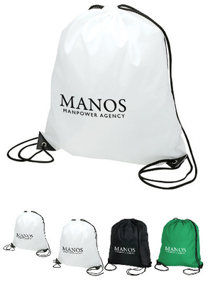 Drawstring zak van de douane de milieuvriendelijke waterdichte vouwende polyester voor het winkelen, Sublimatie Waterdichte Polyester Drawstring