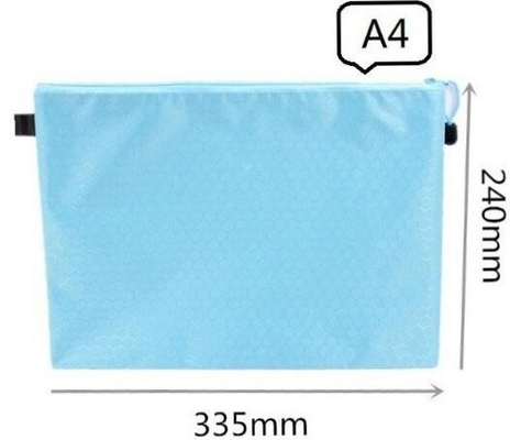 Van het de Zakgeval van potloodpen pouch school class binder de Zak van de het Bureaukantoorbehoeften met 6 Kleuren, zak van de douane de nylon kantoorbehoeften/pencilc