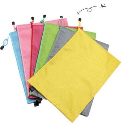 Van het de Zakgeval van potloodpen pouch school class binder de Zak van de het Bureaukantoorbehoeften met 6 Kleuren, zak van de douane de nylon kantoorbehoeften/pencilc