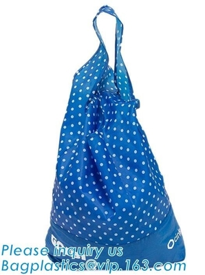 De in het groot Promotiedouane Gedrukte Zak van Polyester Nylon Drawstring, de Katoenen van het Bevorderingscanvas Zak van Drawstring, Waterdicht M