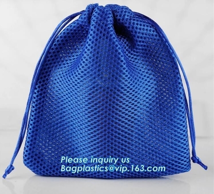 Het duidelijke Type van Softback van het meningsnetwerk materiële en het Kamperen de sportrugzak van het Wandelingsgebruik, Sporten Mesh Bag Drawstring Backpack voor Soc