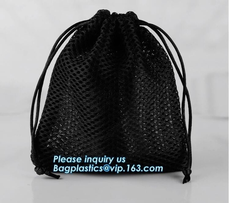 Het duidelijke Type van Softback van het meningsnetwerk materiële en het Kamperen de sportrugzak van het Wandelingsgebruik, Sporten Mesh Bag Drawstring Backpack voor Soc