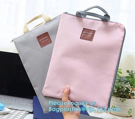 Hoge vervaardiging - kwaliteits Nylon Bedrijfs Waterdichte Laptop Zak voor vrouwen, Nylon Laptop Zak met Front Pocket voor 13 13,3 I