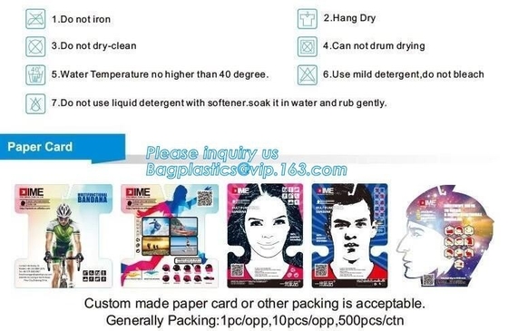 In het groot Multifunctionele Promotieproductendouane Logo Neck Warmer Bandana, Bandanas Headwear, 100% Microfiber Polyes