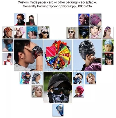 De Magische Sjaal van de sportenverscheidenheid, de Populairste Hoofd van de de Douanehals van het Omslag Magische Masker Buis Bandana, Promotie Multifunctionele Douane