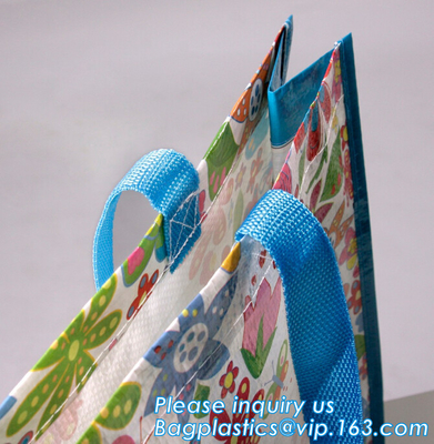 Goedkope Geweven het Winkelen van Douane Promotietote reusable recyclable laminated pp Zakken met Embleem, Eco Vriendschappelijk Tote Shopping