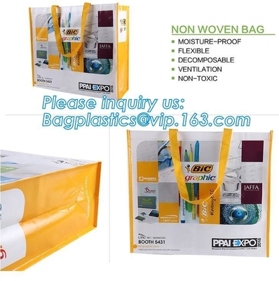 Goedkope Promotie Waterdichte Gerecycleerde gelamineerde pp geweven het winkelen zak, het Winkelen Recycl van Fabrikantencheap custom foldable
