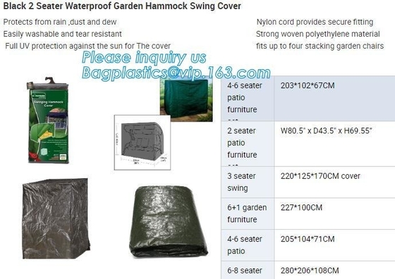 het stapelen van stoeldekking, seater terrasfuniture, tuinfuniture, seater dekking, rond terras furn plaatst waterdichte dekking, eco