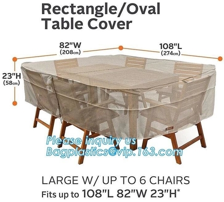 Binnen &amp; openluchtfuniture beschermende dekking van de gebruiks super kwaliteit, van de het zwembadzitkamer van tuinfuniture van de de stoelzetel de dekkingsfabri